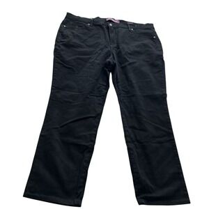 gloria vanderbilt amanda jeans 18w 42x28 Short Black Tapered Leg Classic Rise